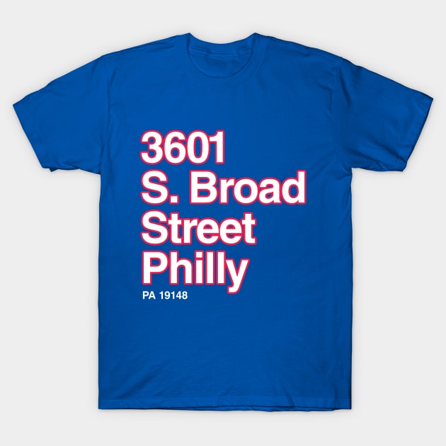 Philadelphia 76ers Basketball Arena T-Shirt by Venue Pin